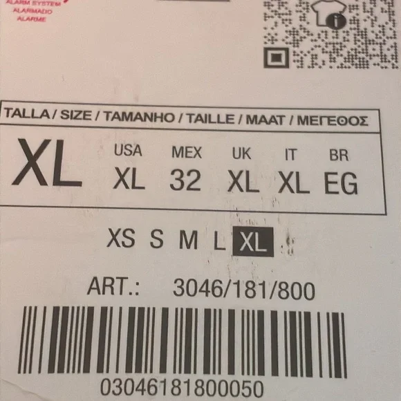 NWT. Zara Black Faux Leather Peplum Blazer/Jacket. Size L, XL. - Picture 11 of 16